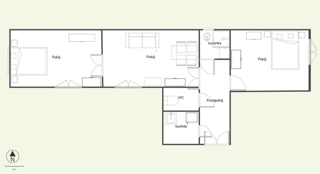 Apartament M15 Apartamento Cracóvia Exterior foto